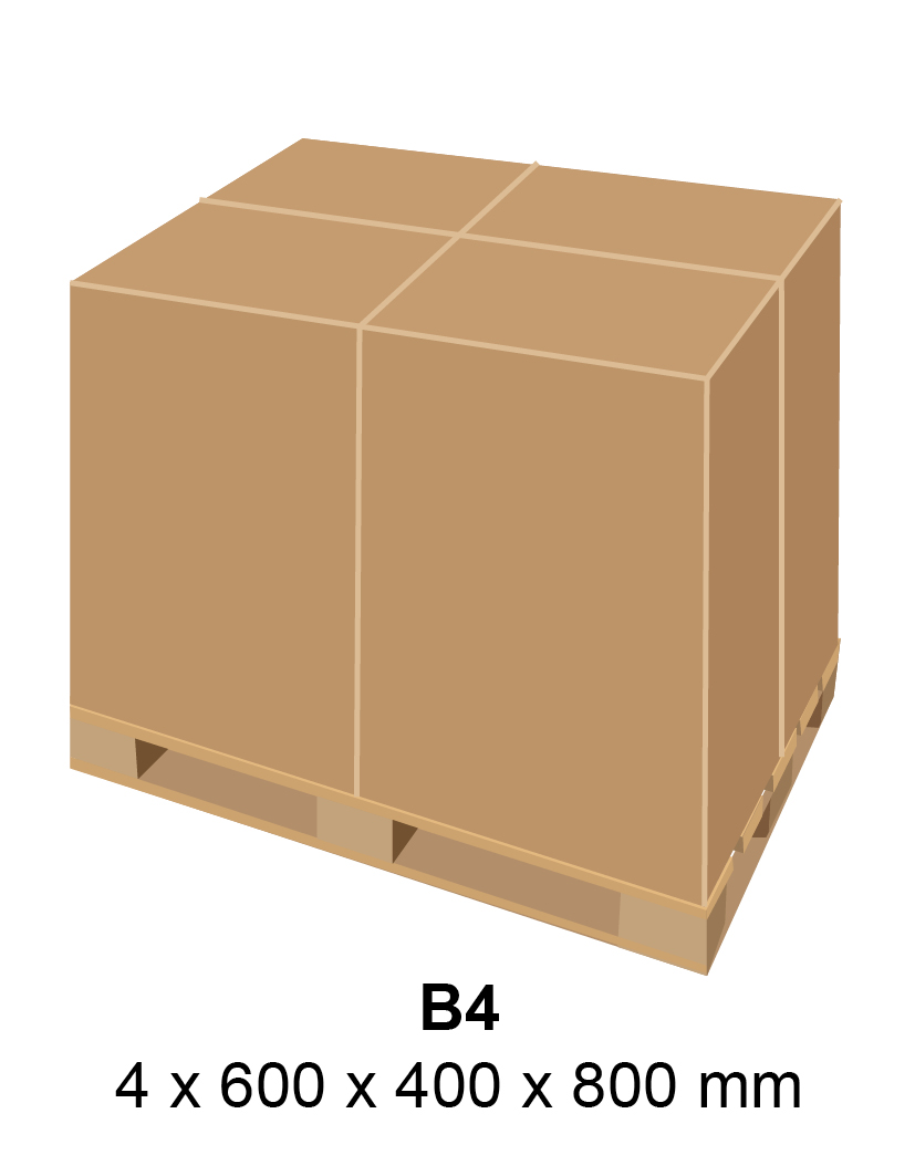 Air Spiralo standardisierter Verpackungstyp B4